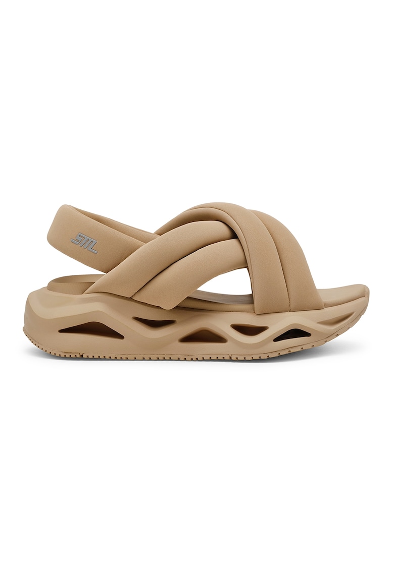 Sandale uni cu varf rotund