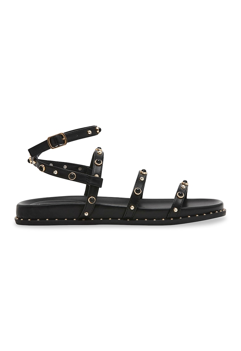 Sandale cu barete inguste - Negru