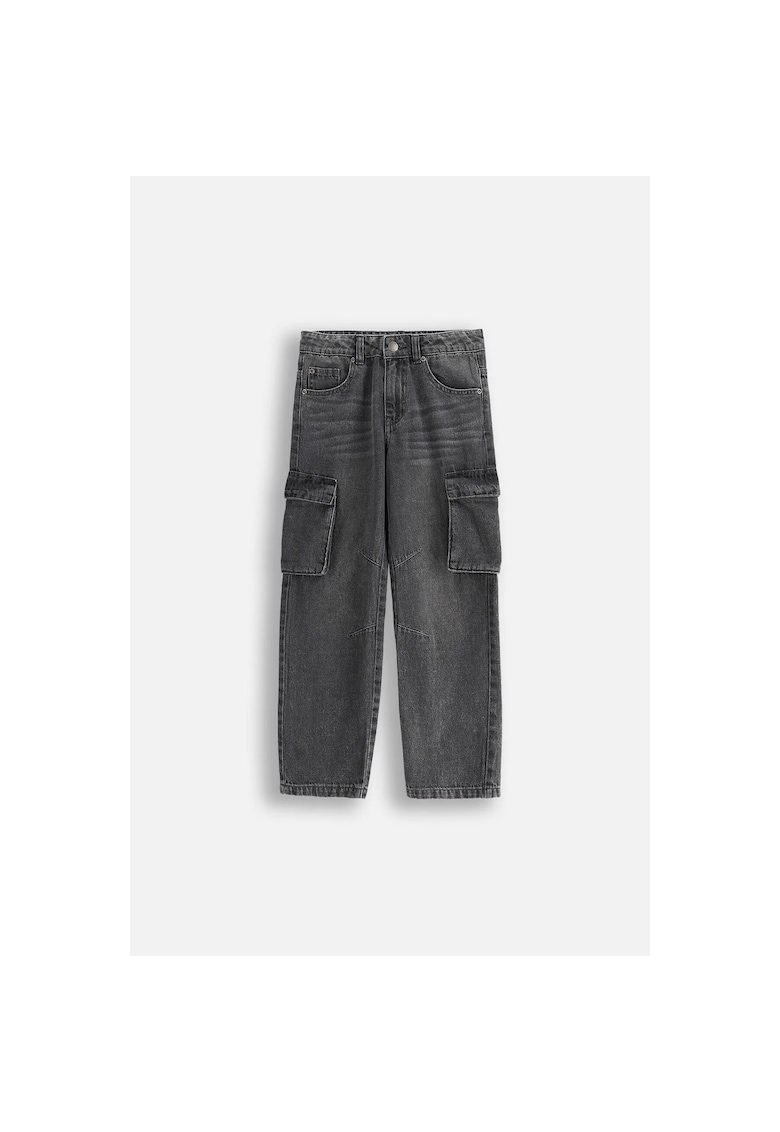 Pantaloni cargo din denim