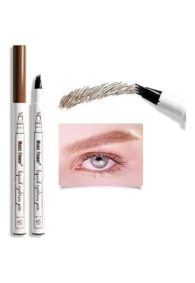 Creion Sprancene cu efect Microblading - Fine Sketch Tattoo - Light Brown