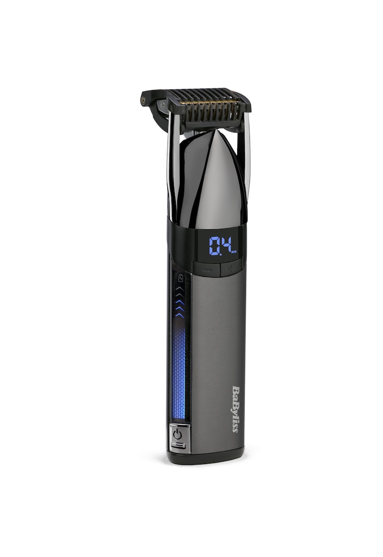Trimmer Super-X Metal Stubble BaByliss - autonomie 90 min - lame din titan - negru