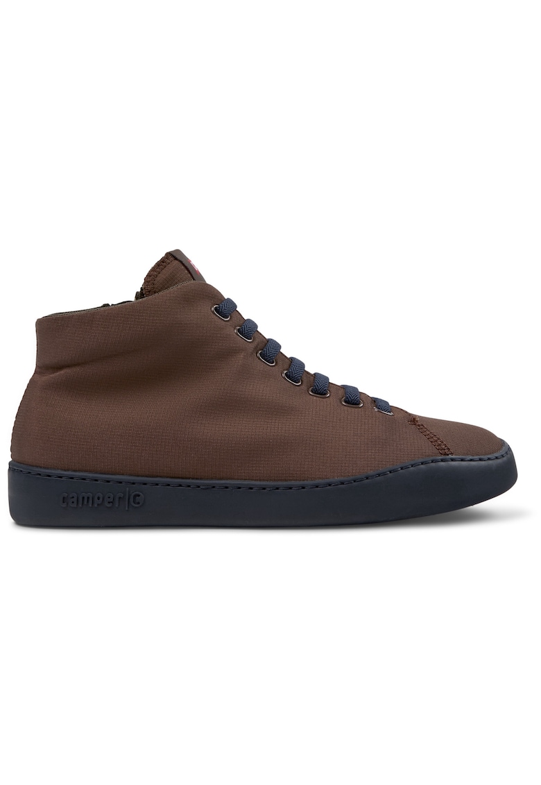 Pantofi sport mid-high din material textil Peu Touring - Maro
