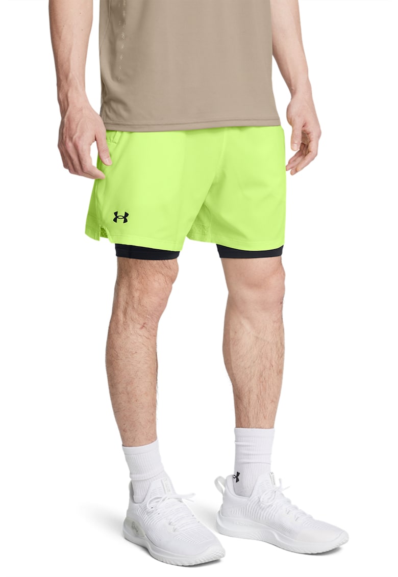 Pantaloni scurti cambrati cu design 2in1 - pentru antrenament Vanish