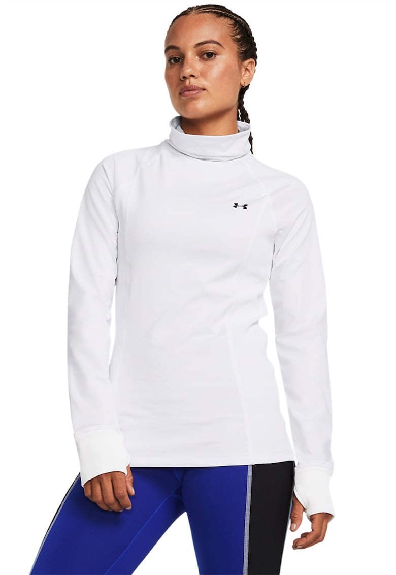 Bluza slim fit cu guler inalt pentru antrenament