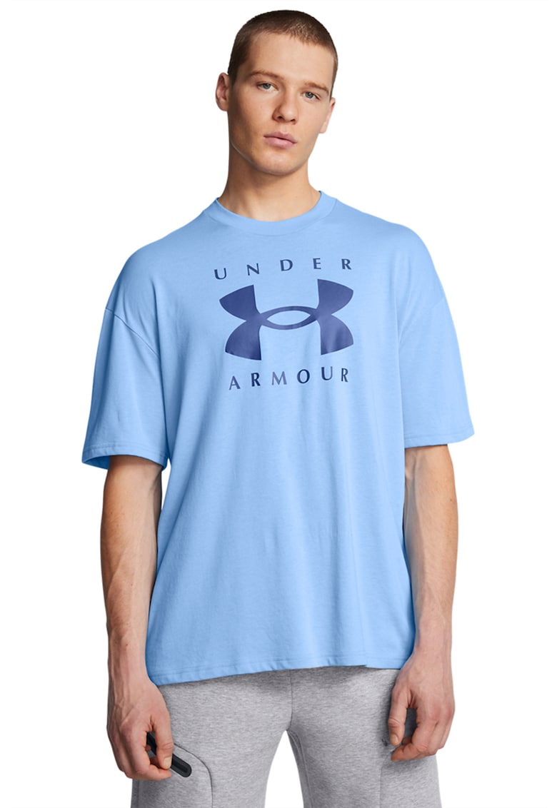 Tricou supradimensionat Heavyweight - Albastru deschis