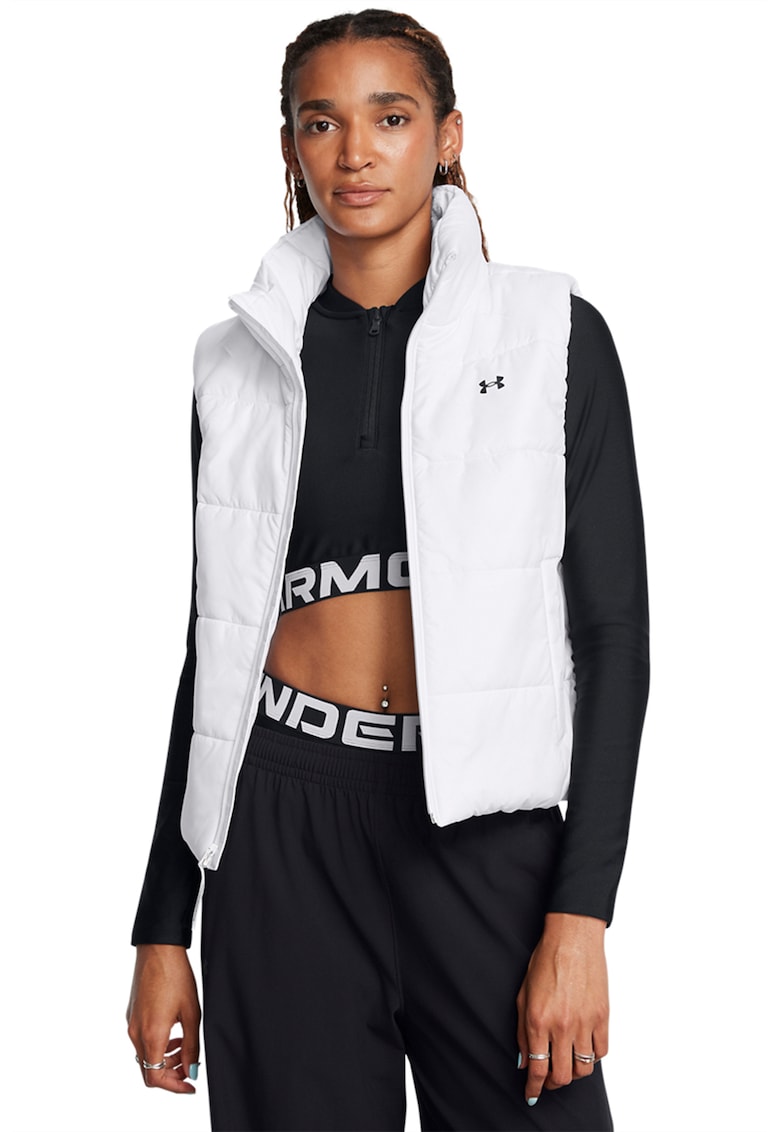 Vesta lunga cu fermoar