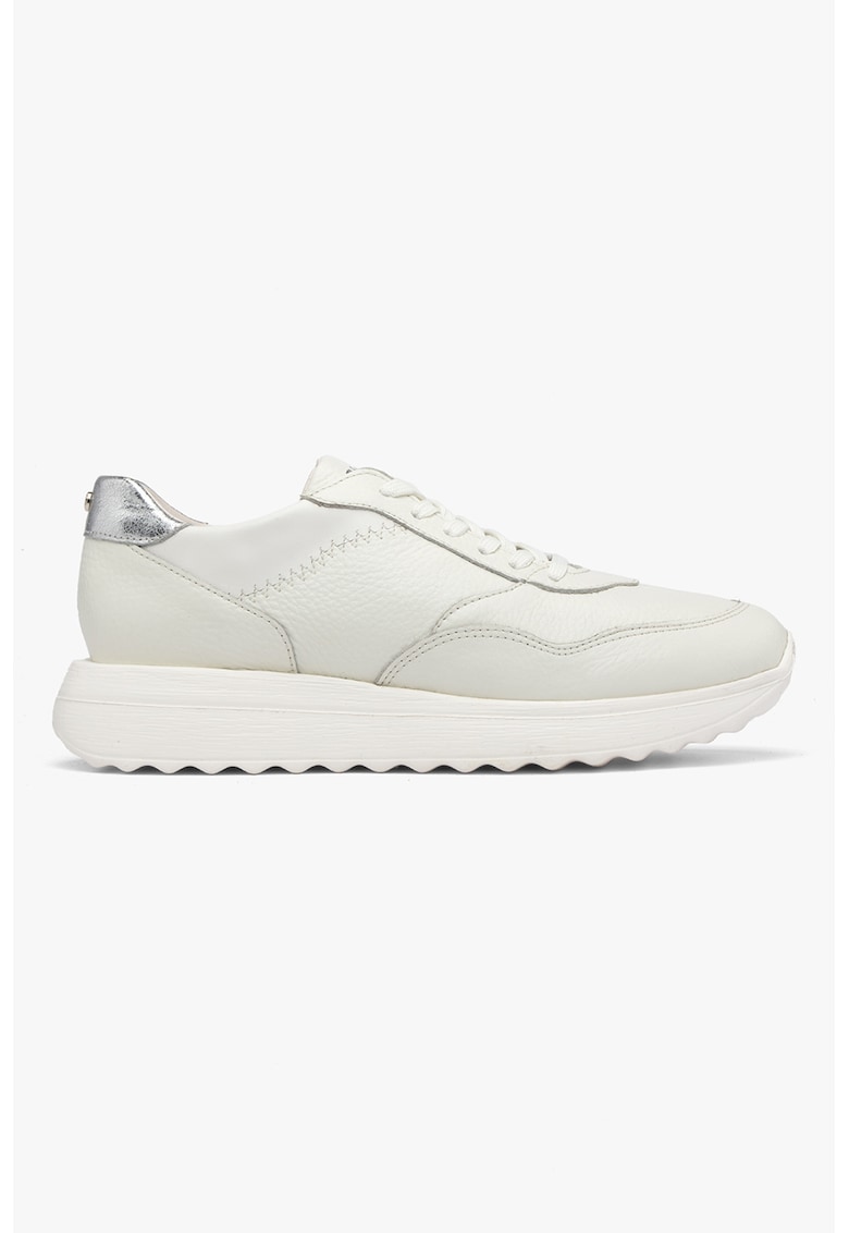 RYLKO - Pantofi sport din piele cu garnitura contrastanta - Alb murdar
