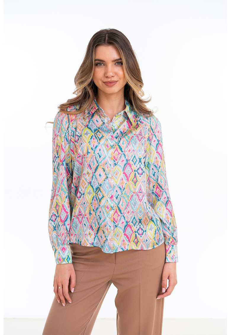 Camasa cu model geometric Vanesa