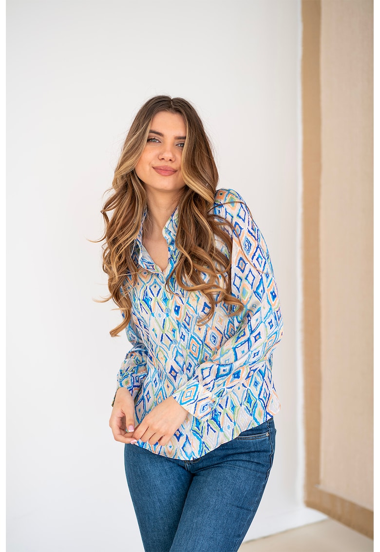 Camasa cu model geometric Vanesa