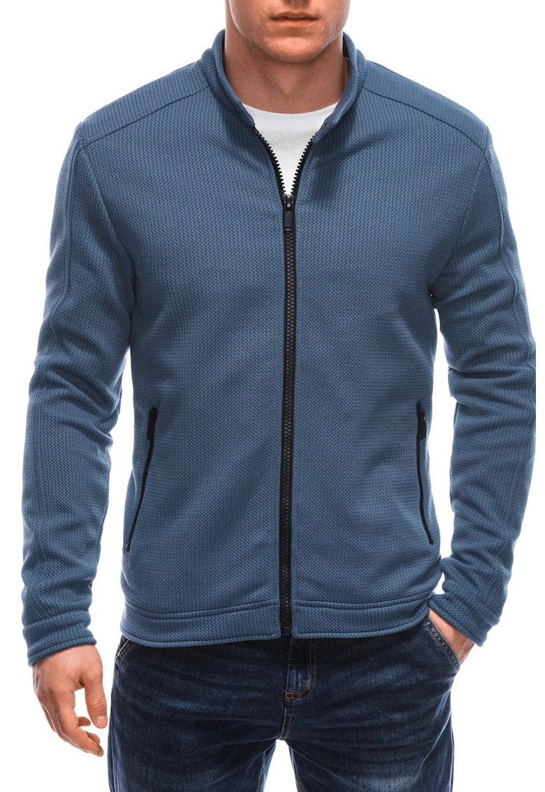 Jacheta regular-fit cu fermoar