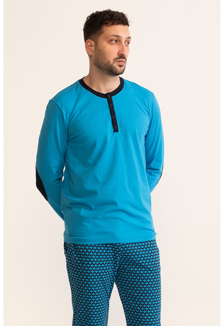 Pijama lunga de bumbac Brian Pijama lunga de bumbac Brian