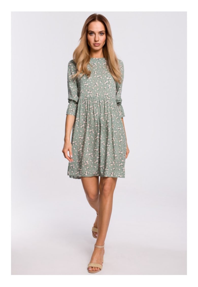 Rochie cu volan - model 7 - Multicolor