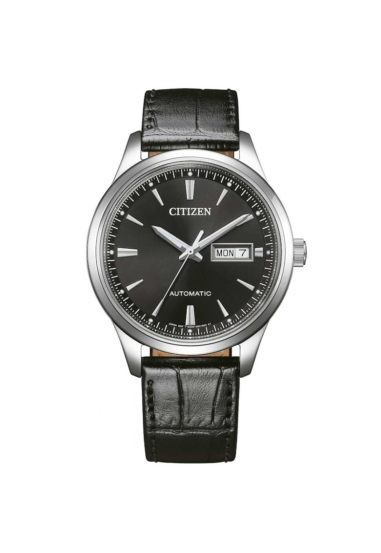 Ceas Barbati - mecanism automat - inox - piele naturala - 40mm