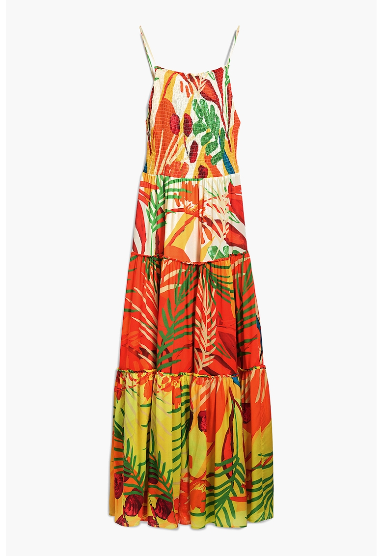 Rochie de plaja cu design tropical