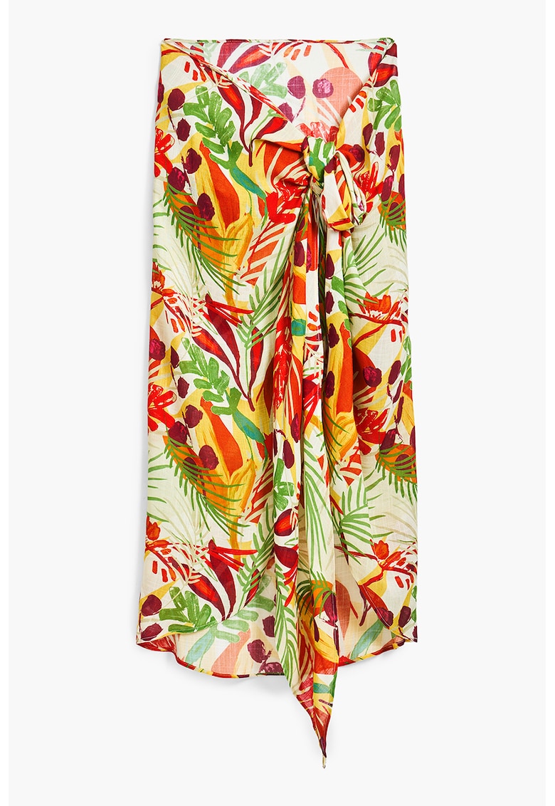 Paréo cu model tropical