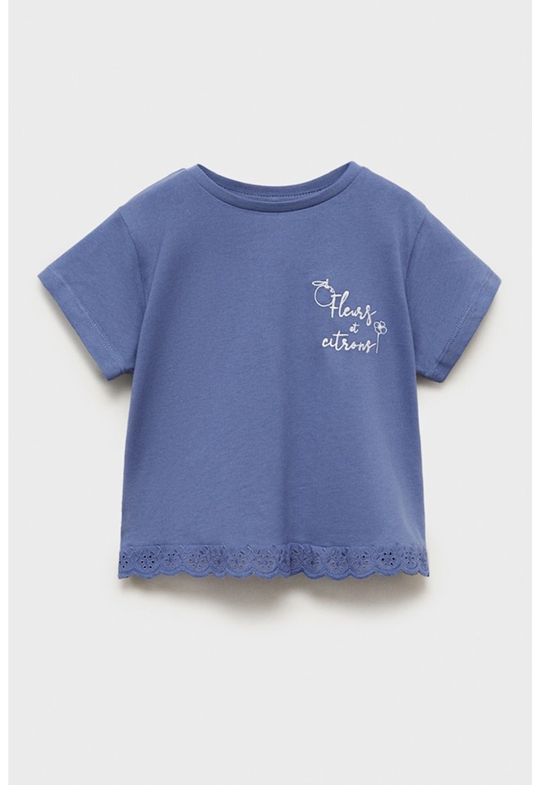 Tricou cu detalii brodate