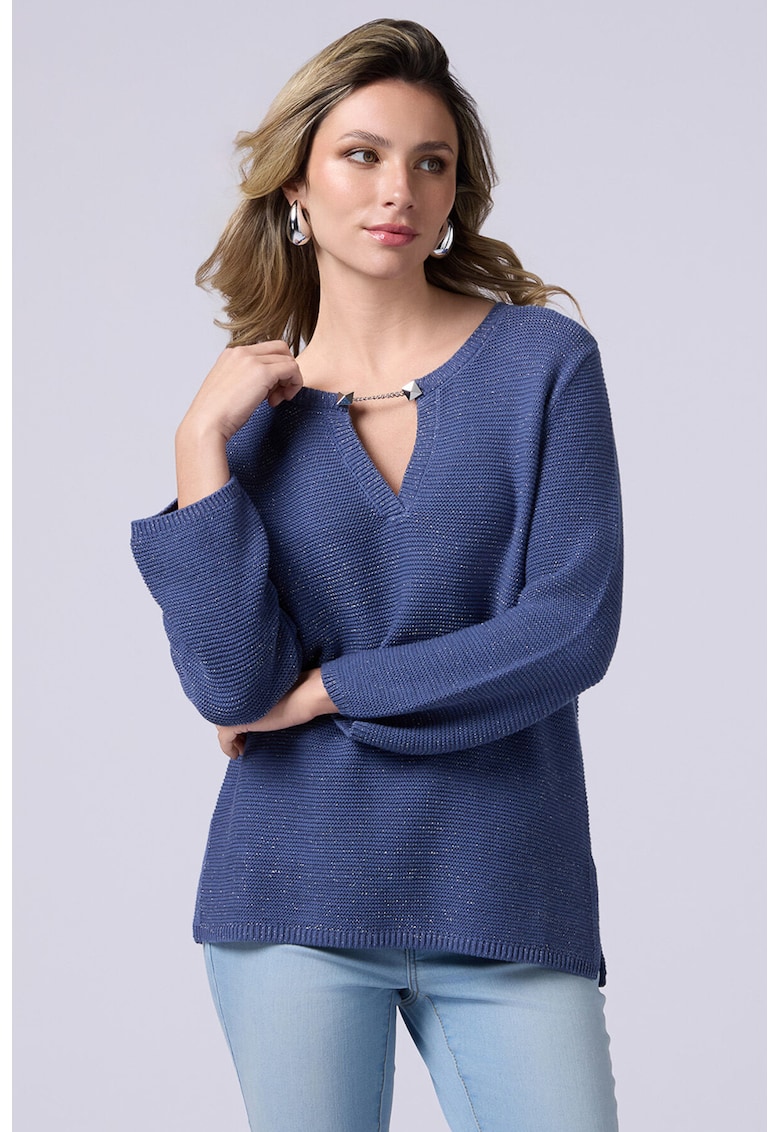 Pulover cu aspect stralucitor