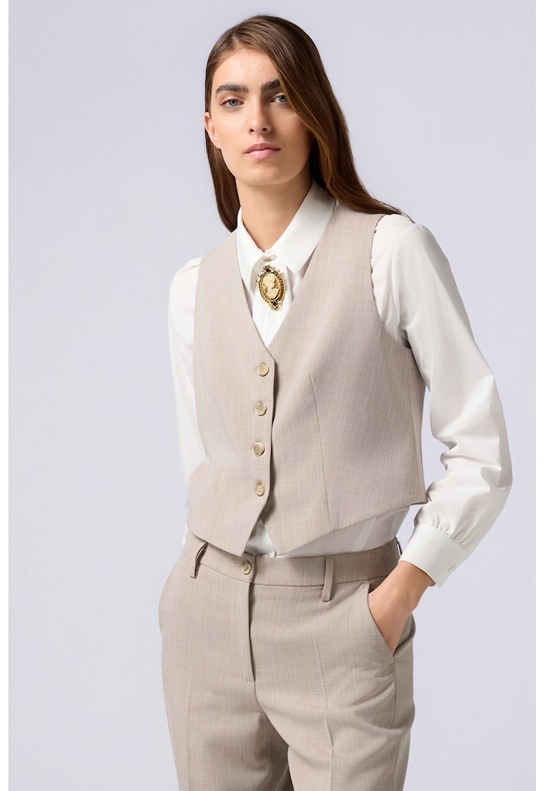 Vesta crop cu nasturi