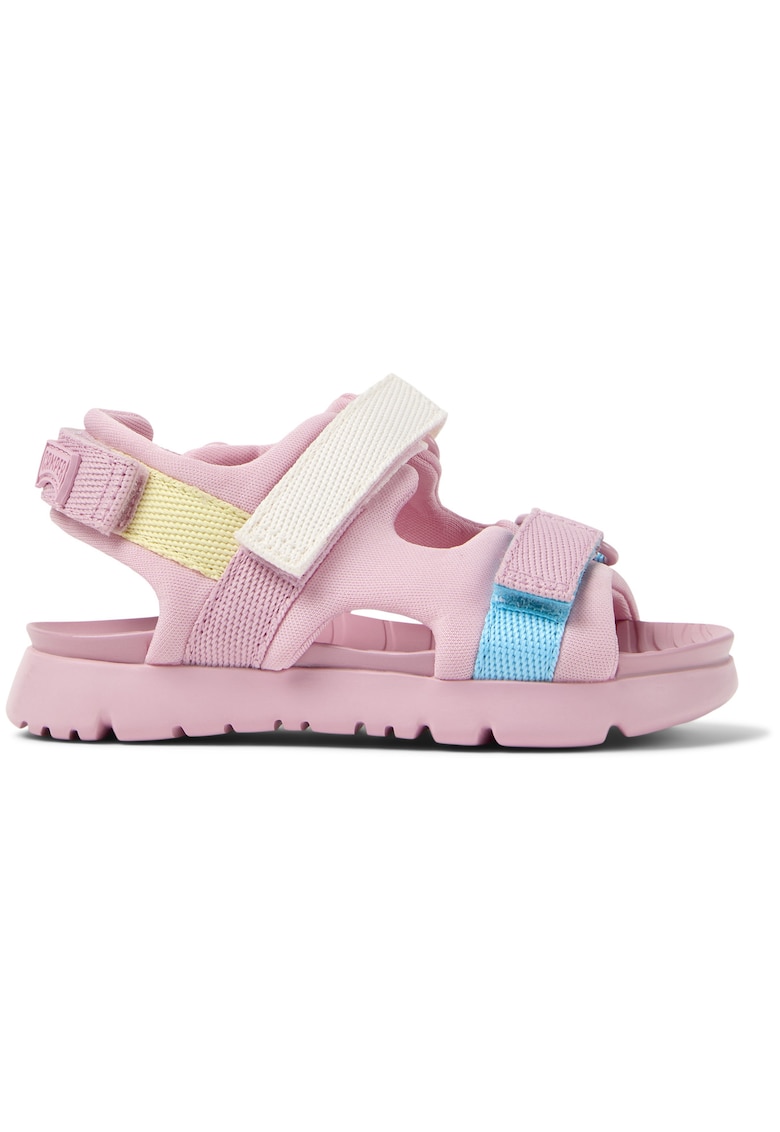 Sandale cu inchidere velcro Oruga - Roz