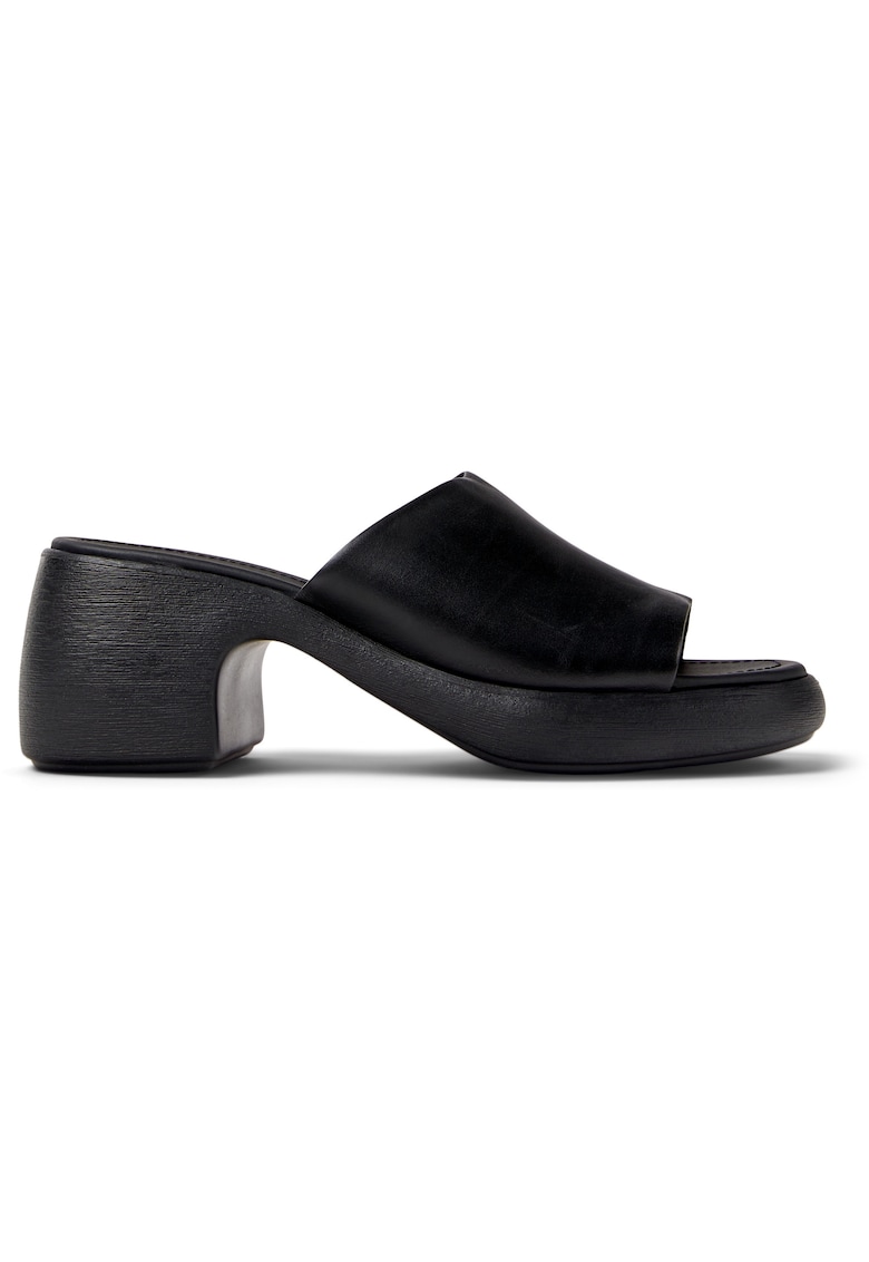 Sandale slip-on cu toc masiv Thelma
