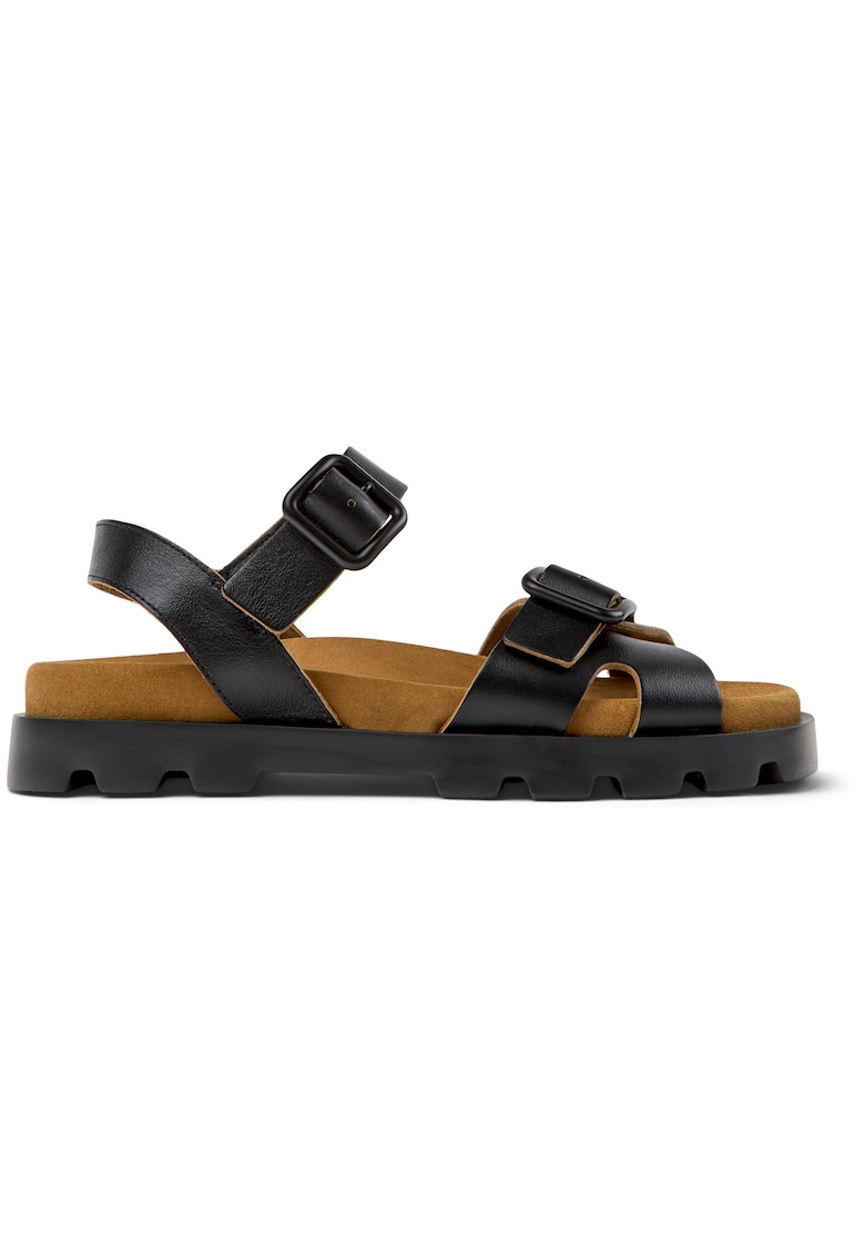 Sandale din piele Brutus - Negru