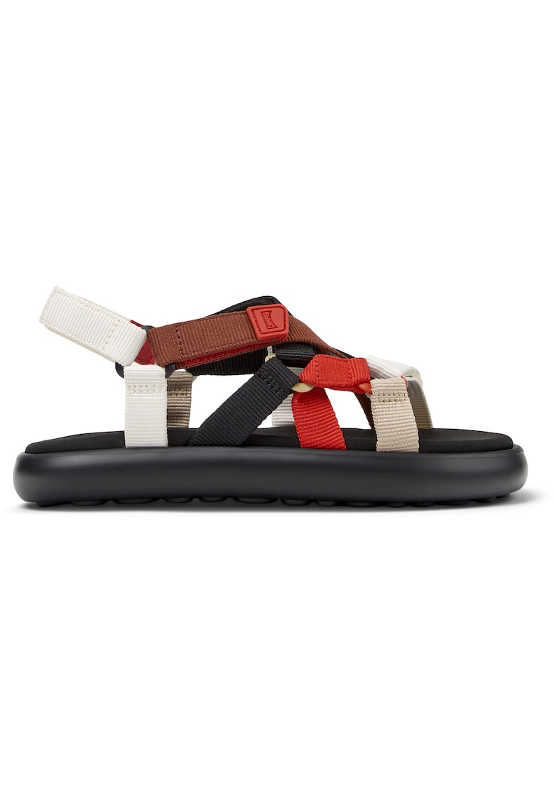 Sandale cu inchidere velcro Pelotas Flora - Alb/Negru