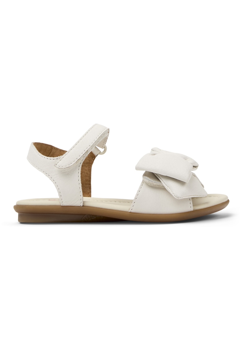 Sandale de piele cu funda Right - Alb