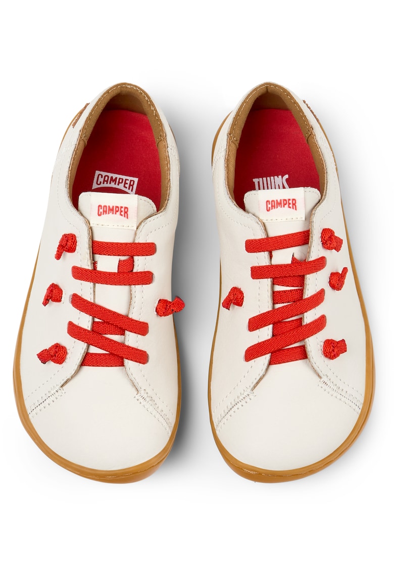 Pantofi sport slip-on de piele Peu Cami - Alb