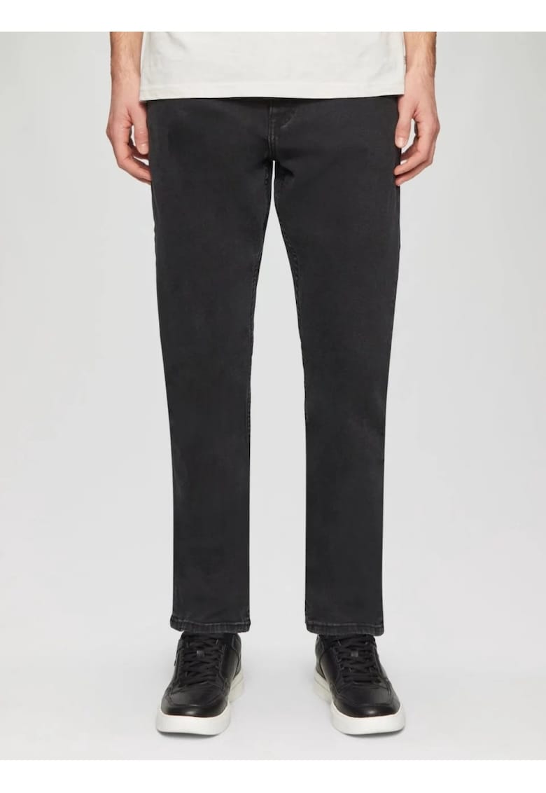 Blugi barbati Rick - croiala Slim Fit - talie medie -  by s.Oliver - Negru - W29 L32