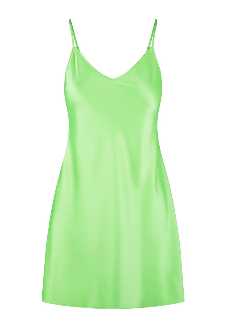 Neglijeu de satin cu bretele ajustabile