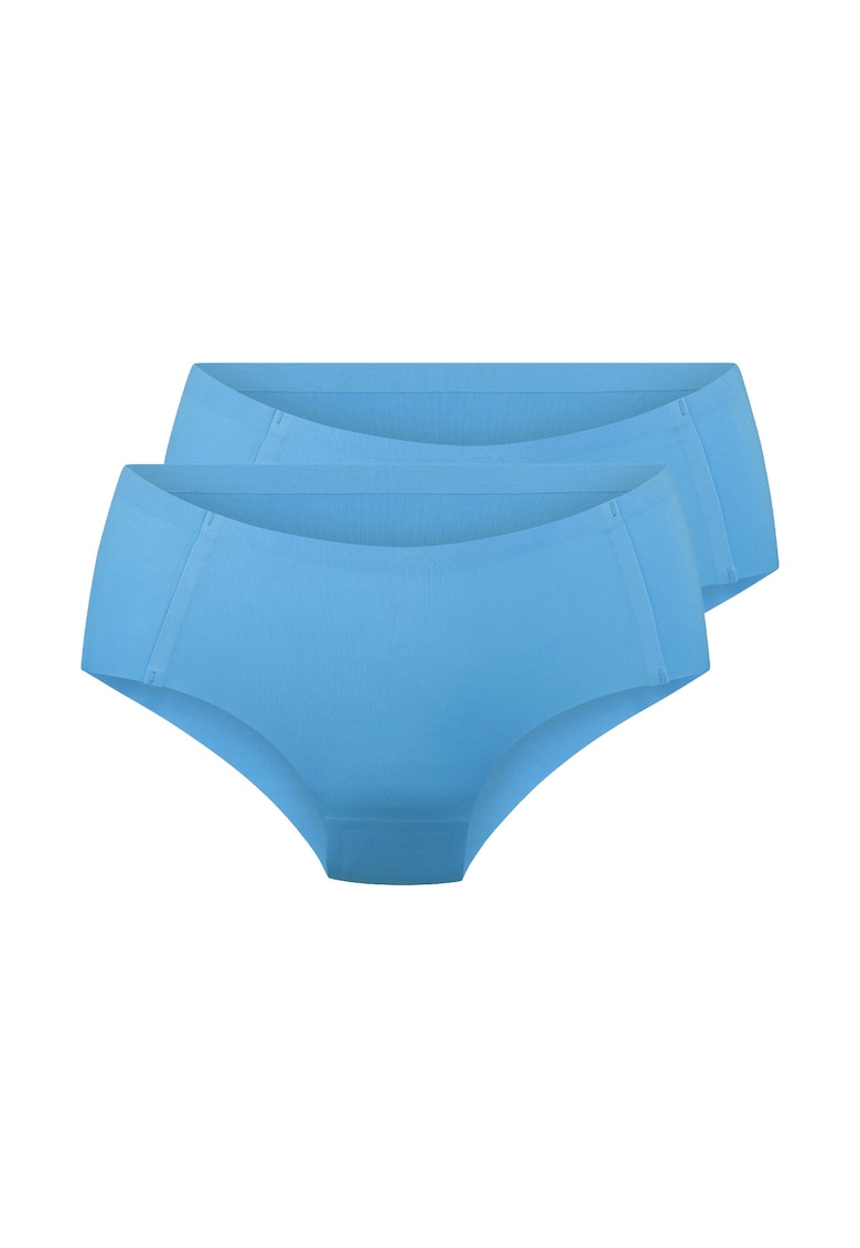 Set de chiloti hipster fara cusaturi - 2 perechi - Albastru pastel