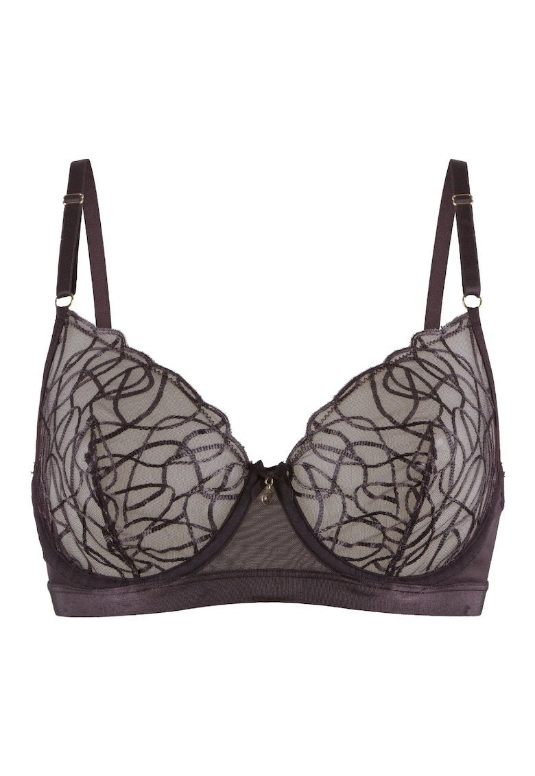 Sutien de dantela - Gri