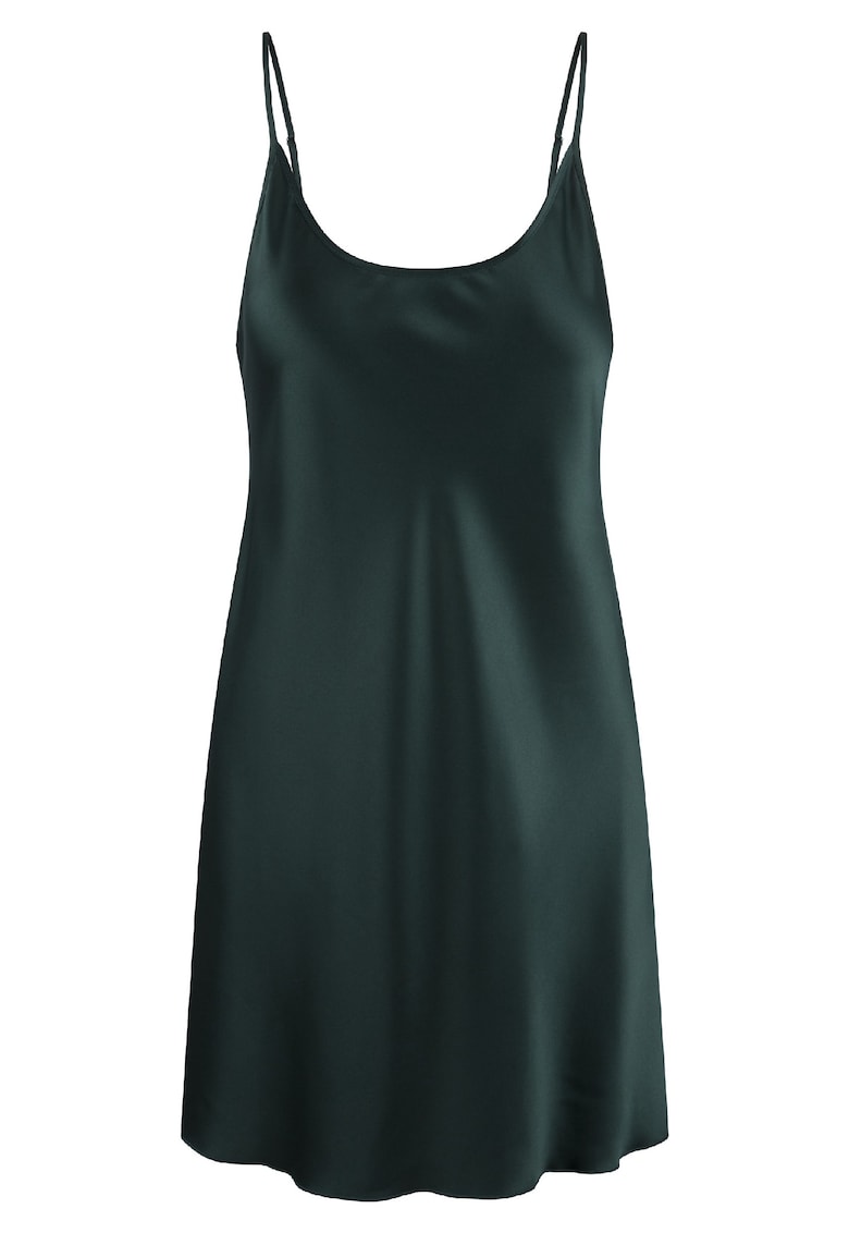 Neglijeu din satin cu dantela pe partea din spate