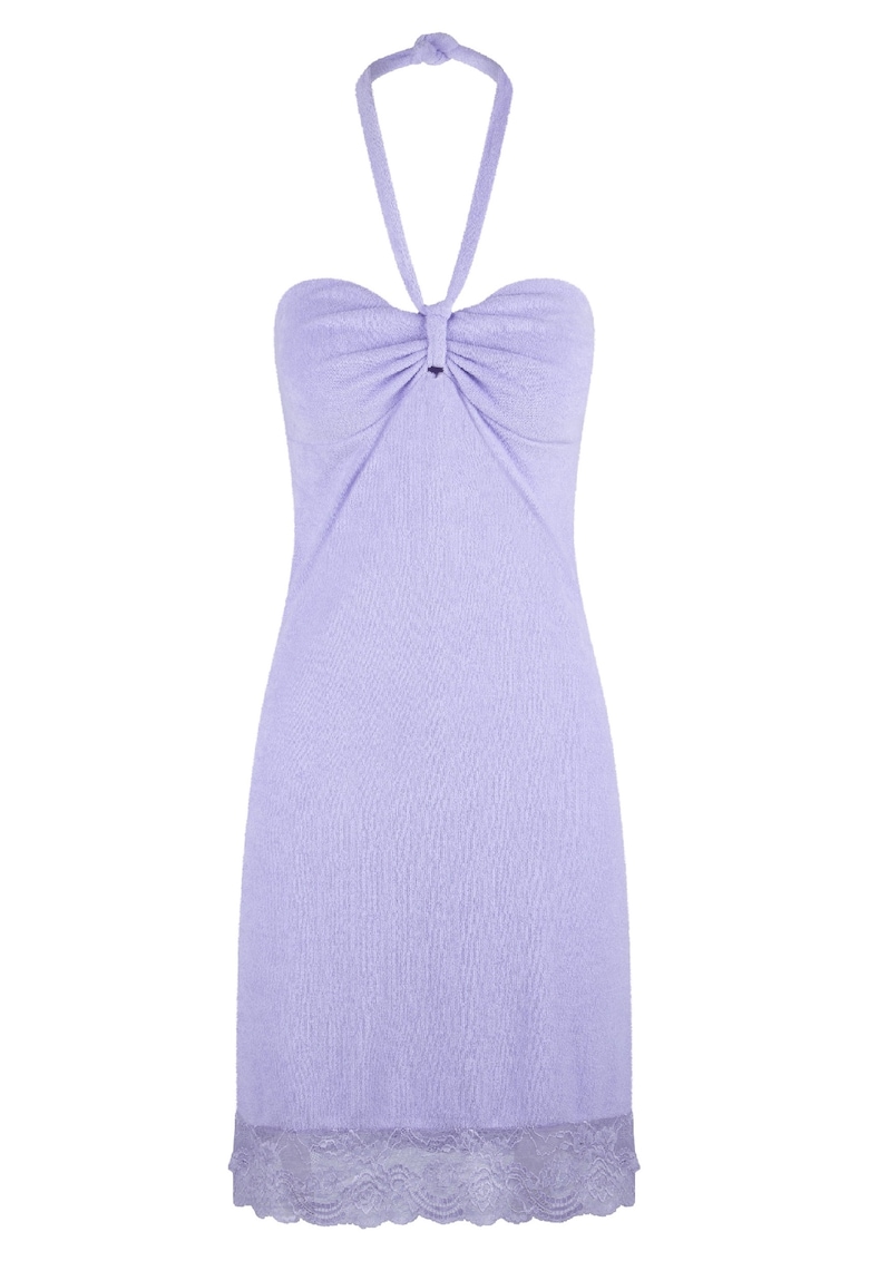 Rochie de plaja cu garnituri de dantela