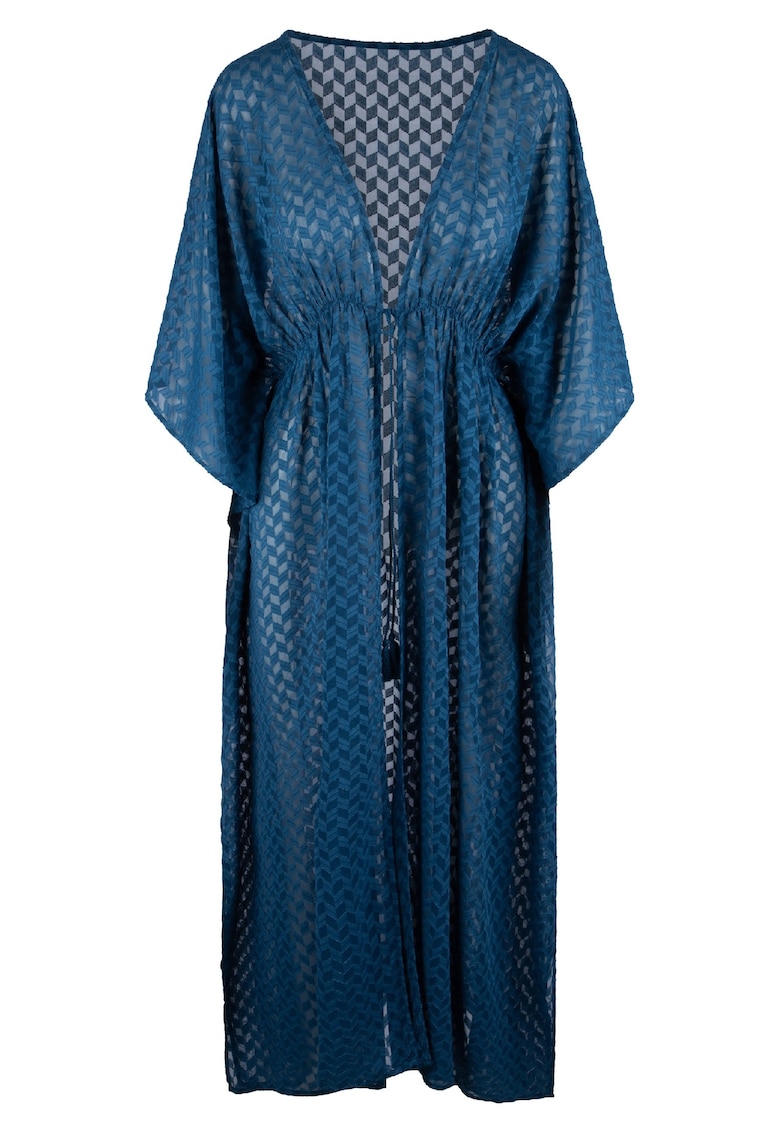 Chimono de plaja cu prinderi laterale