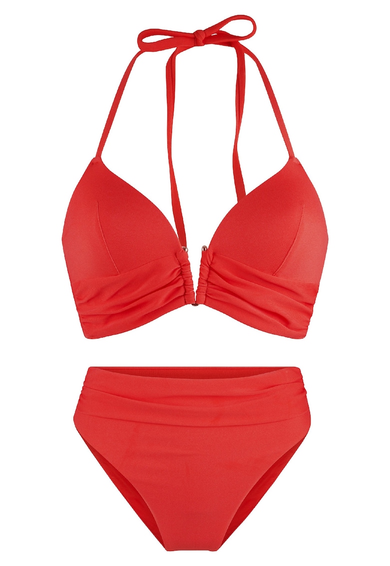Costum de baie din doua piese - Rosu