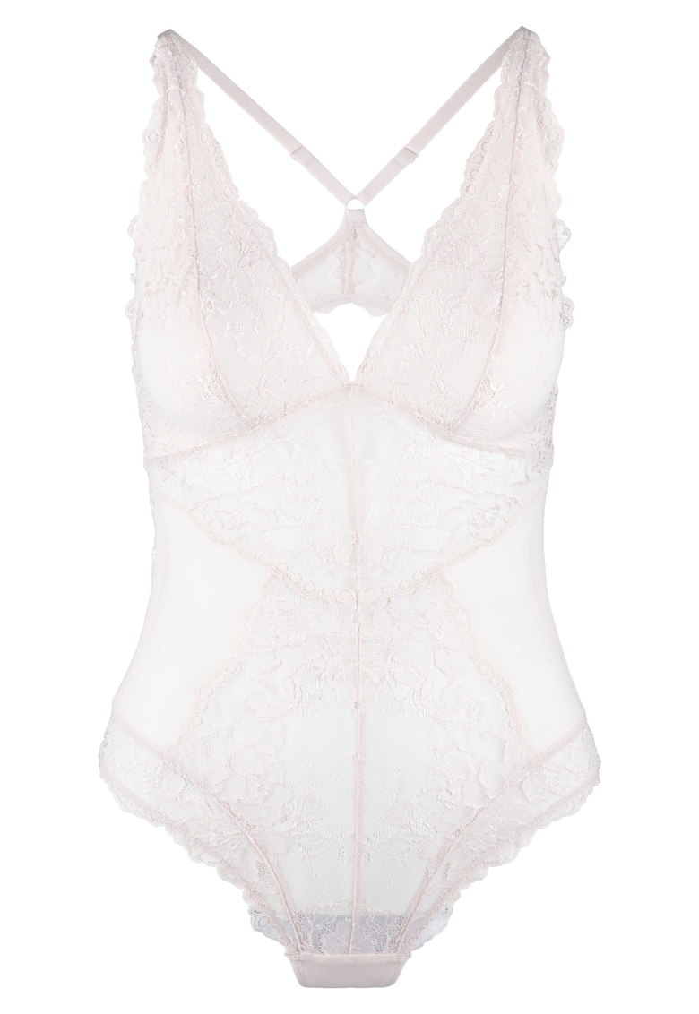 Body din dantela cu decolteu in V