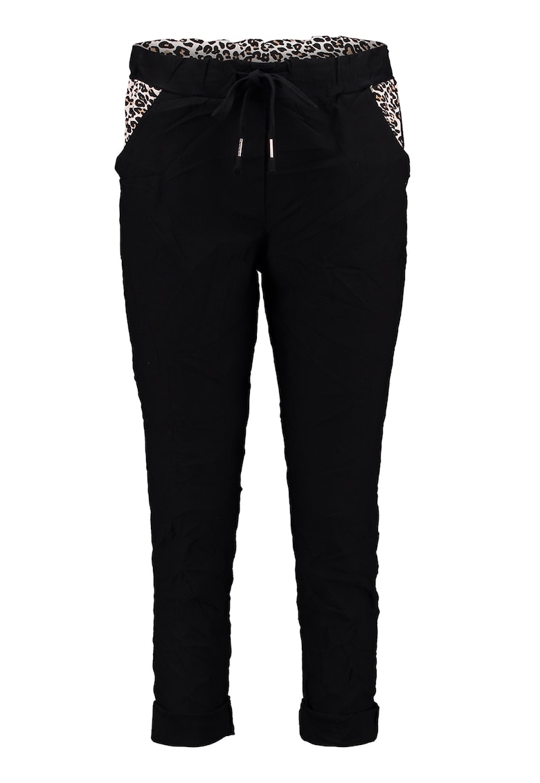 Pantaloni de trening cu garnituri cu animal print
