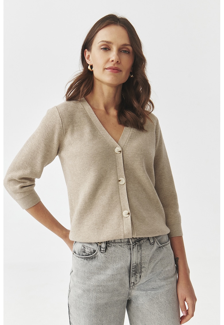 Cardigan cu decolteu in V