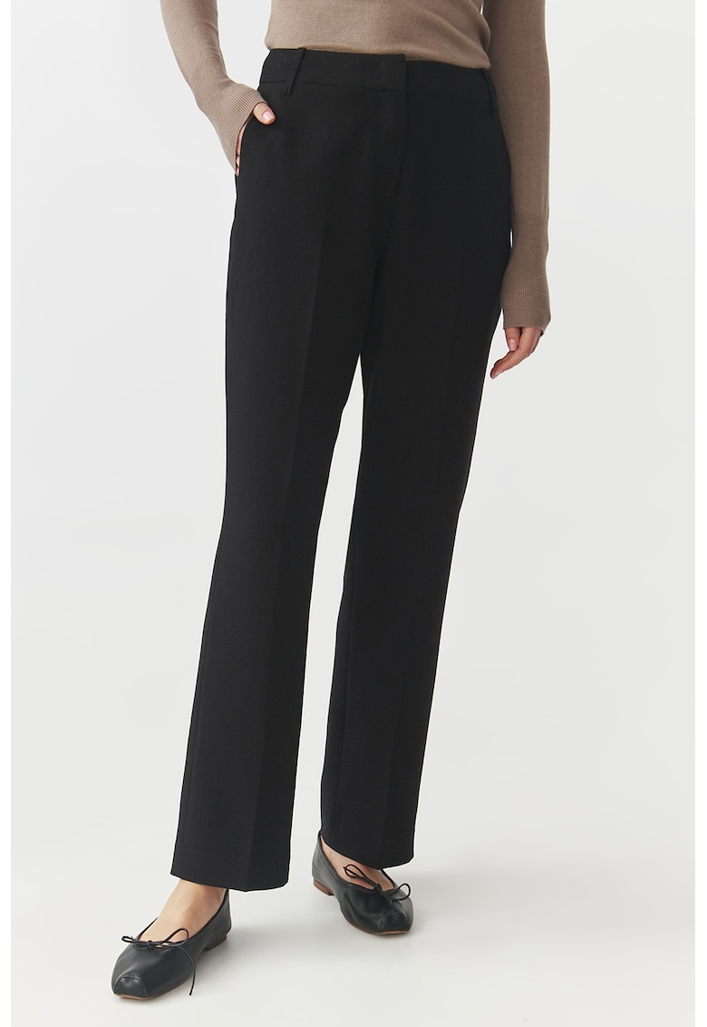 Pantaloni drepti Lanka - Negru