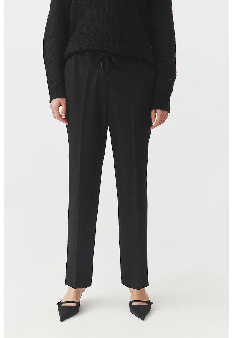 Pantaloni drepti Siko - Negru