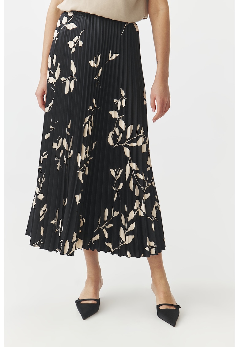 Fusta plisata cu model Mirama