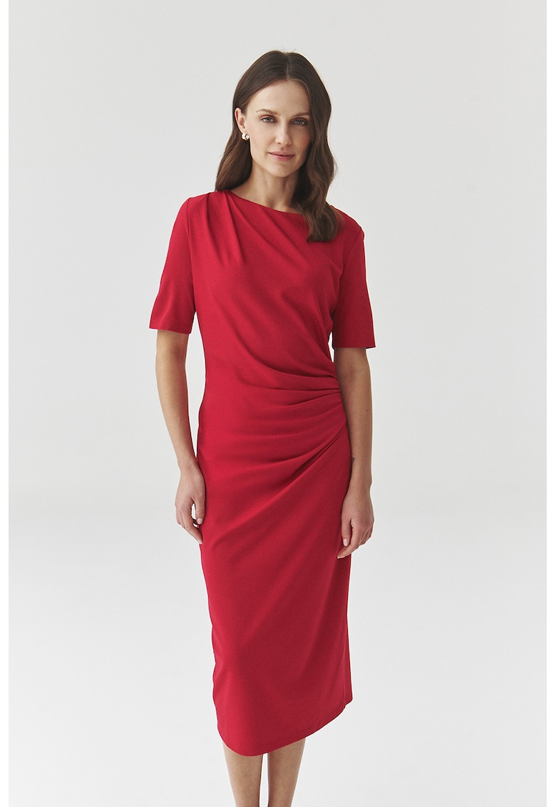 Rochie midi cu model drapat Primrose