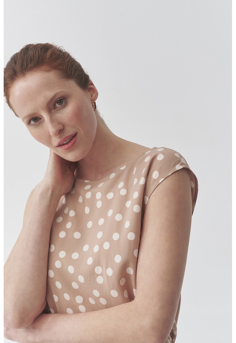 Bluza cu imprimeu cu buline