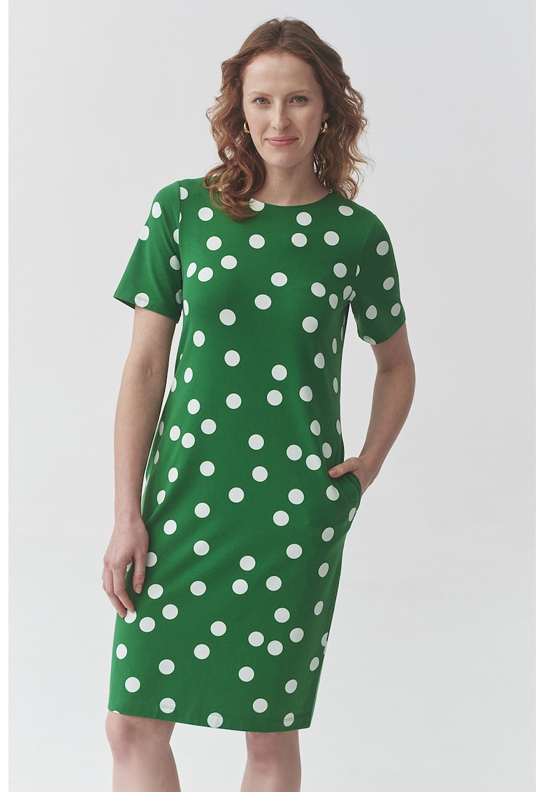 Rochie dreapta cu buzunare laterale