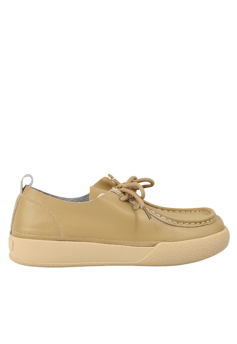 Pantofi casual - dama - T23089 bej - piele naturala - Bej