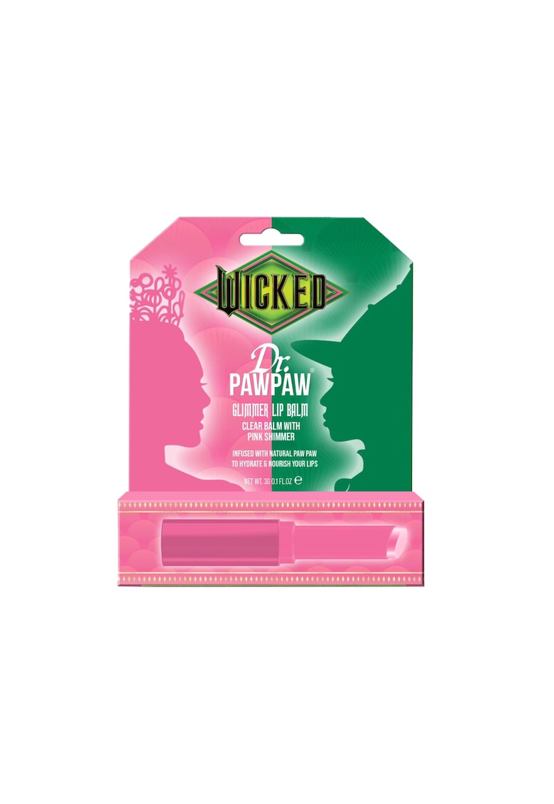 Glimmer Lip Balm - balsam de buze transparent cu sclipici roz - Wicked x 3 g Glimmer Lip Balm - balsam de buze transparent cu sclipici roz - Wicked x 3 g