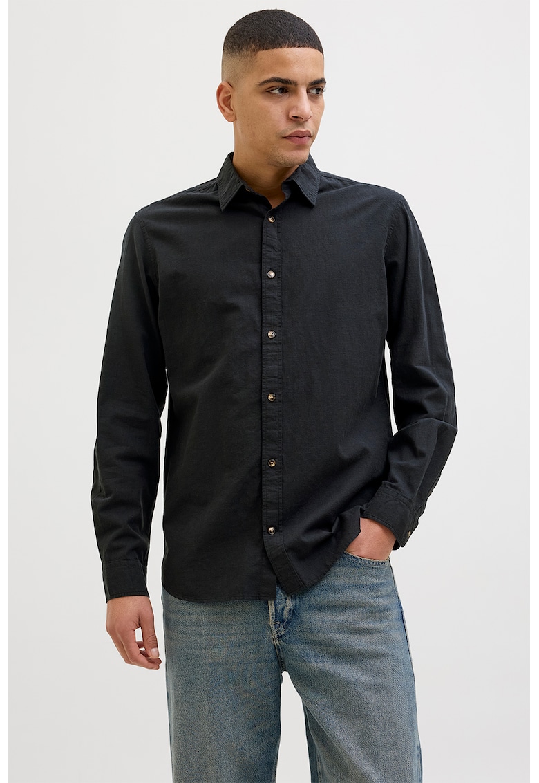 Camasa uni de bumbac si in