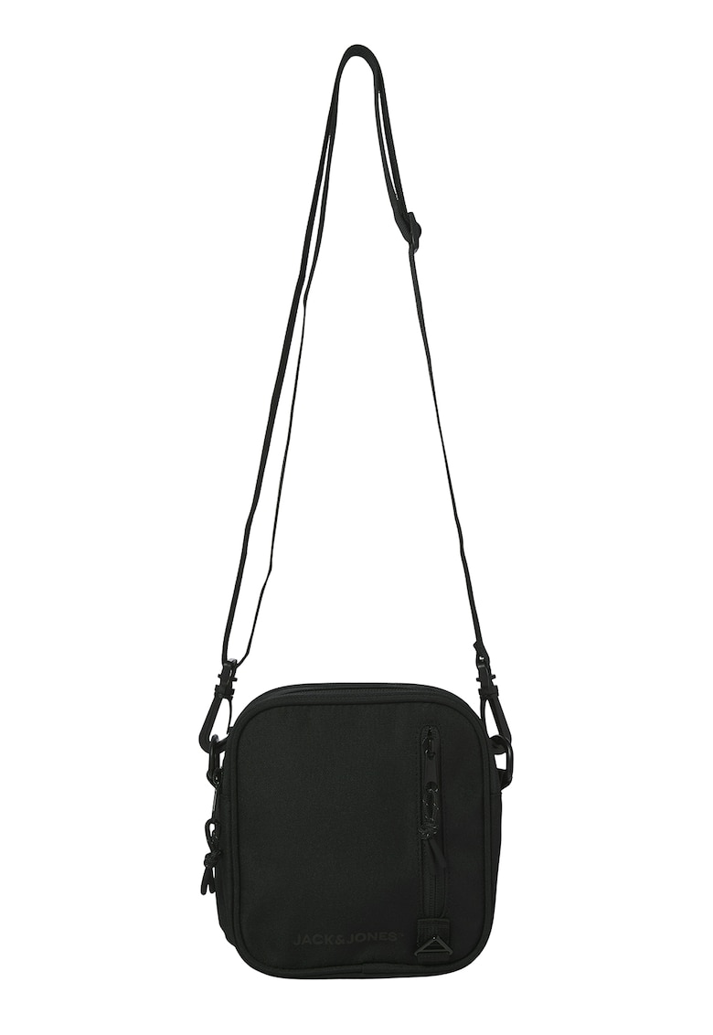 Geanta crossbody cu buzunar frontal cu fermoar