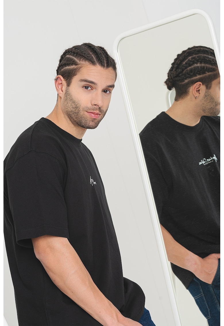 Tricou lejer cu imprimeu text